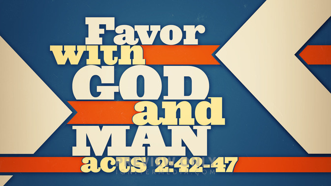 favor with god and man