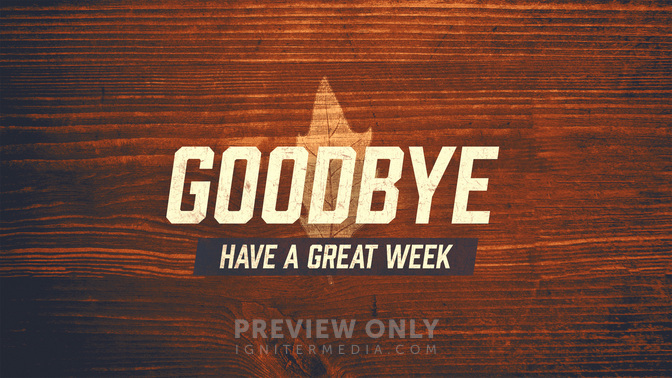 wood leaves - goodbye