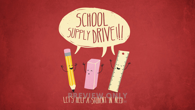 school supply drive