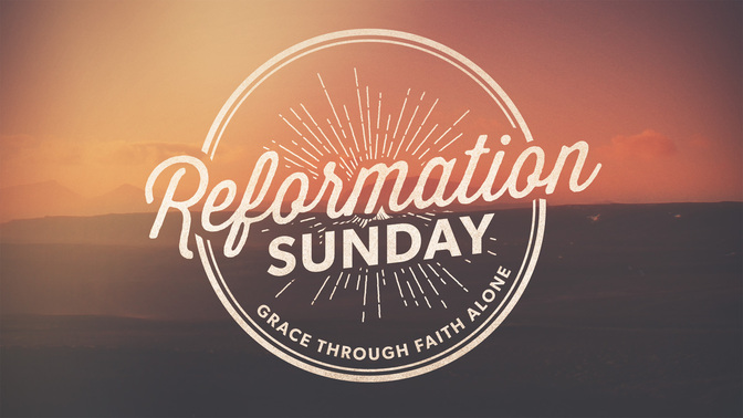 mountain rays - reformation sunday