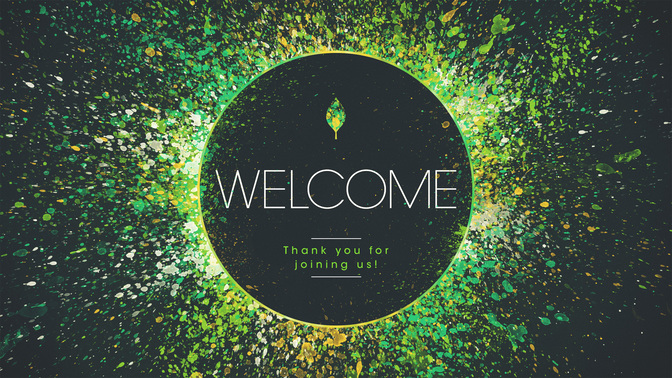 spring splatter - welcome