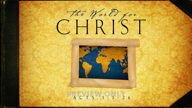 the world for christ