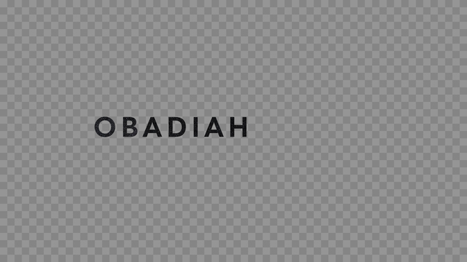 testament textures - obadiah