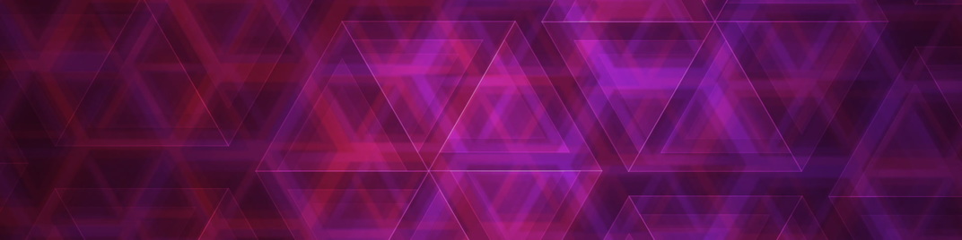 triangle glass - purple
