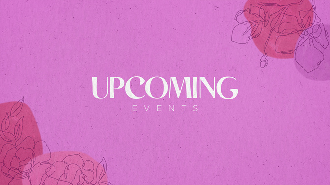 floral lines - upcoming events