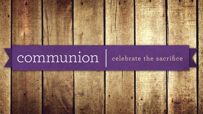 wooden pallet - communion