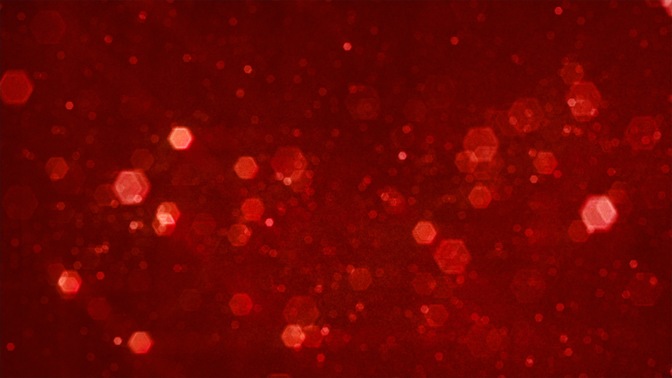 warped particles - red