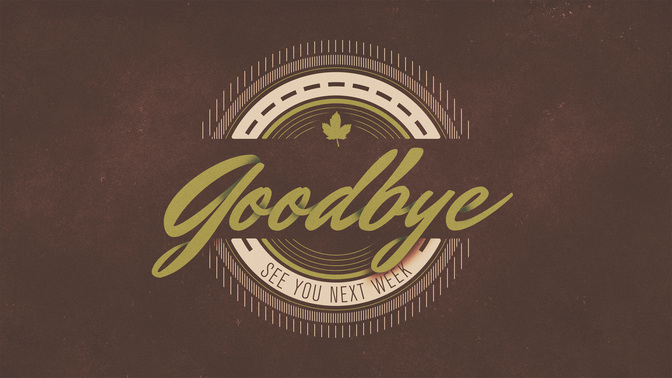 fall circles - goodbye