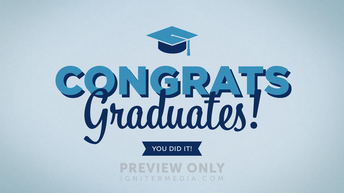 congrats graduates