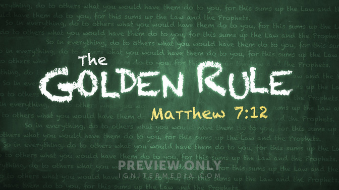 the golden rule