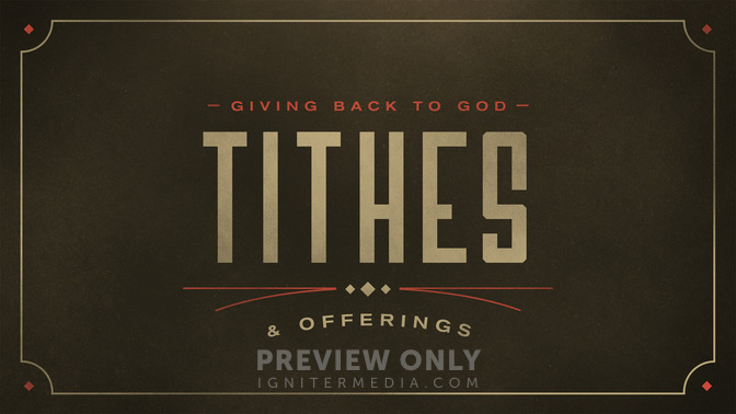 western lines - tithes & offerings