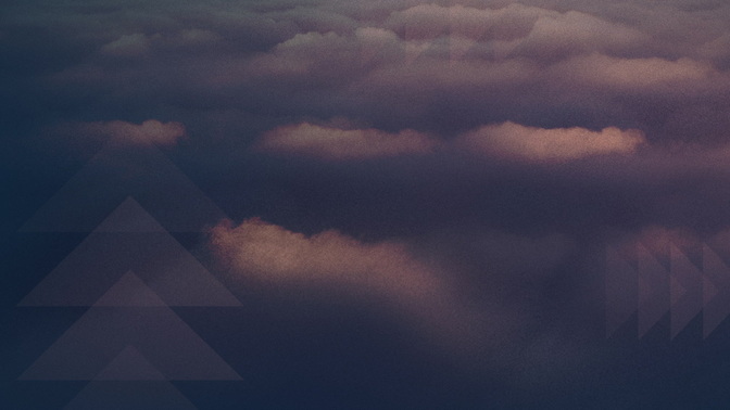 cloud triangles - dark