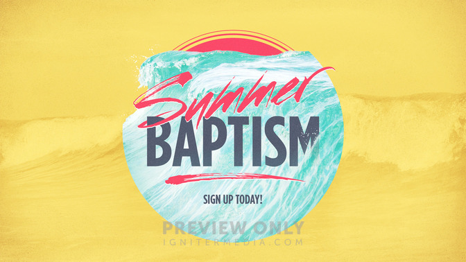 summer baptism