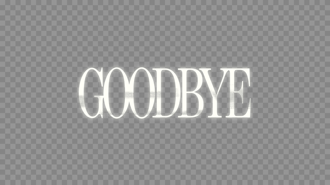 digital dust - goodbye
