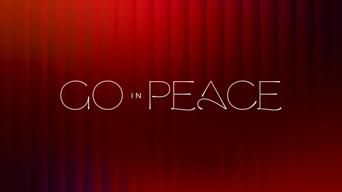 gradient glass - go in peace