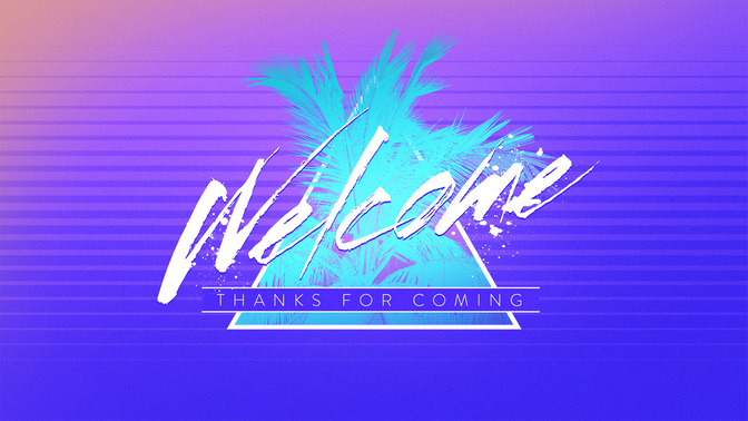 summer vaporwave - welcome