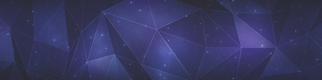 shattered sky - blue