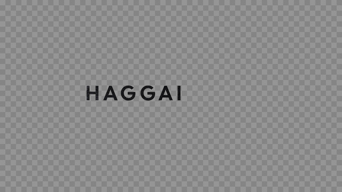 testament textures - haggai