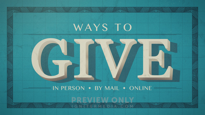 ways to give