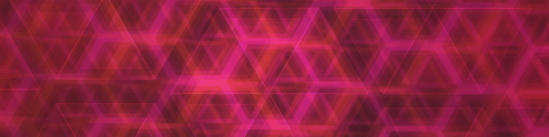 triangle glass - pink