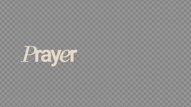concrete vision - prayer