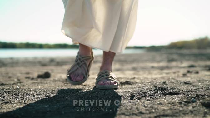 jesus walks sandals