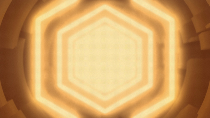 retro laser glow - yellow