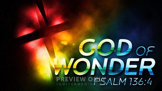 god of wonder