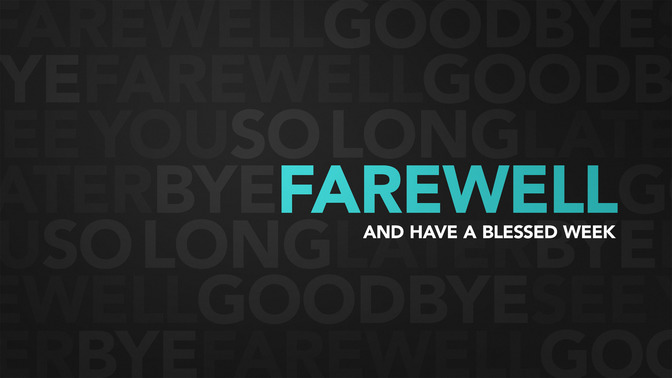 clean type - farewell