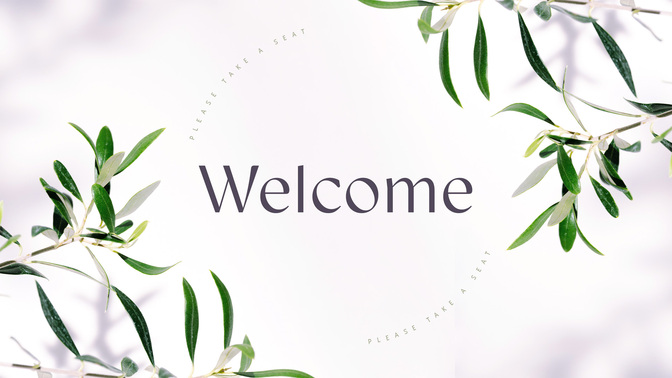 fruit of the spirit - welcome