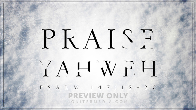 praise yahweh