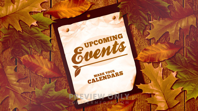 upcoming events