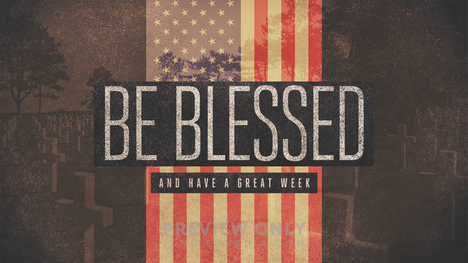 memorial day flag and graves - be blessd