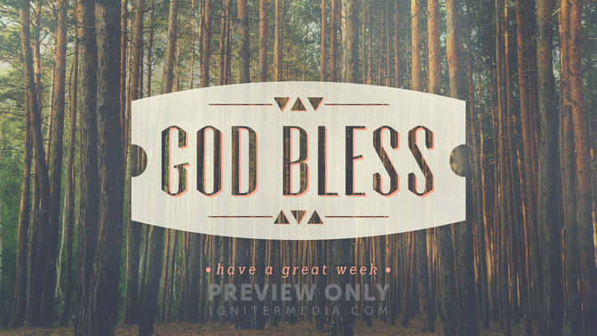 forest morning - god bless