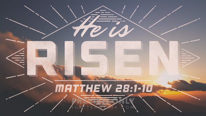 he is risen