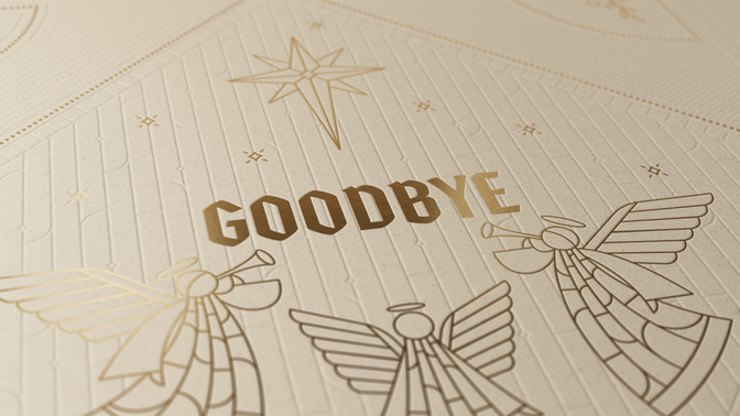 christmas gold - goodbye