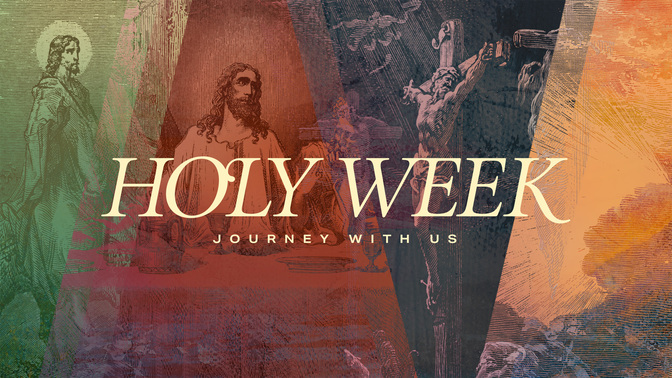 easter etching - holy week