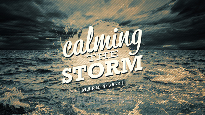 calming the storm