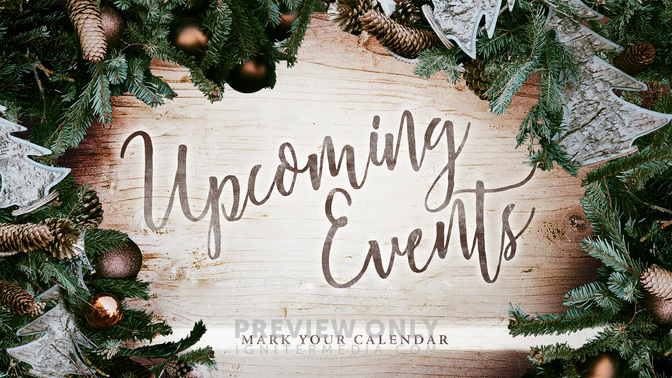 christmas wreath - upcoming events