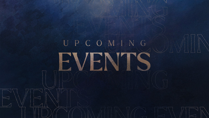 above every name - upcoming events