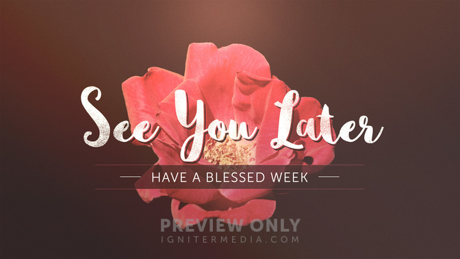 simple flowers - see you later