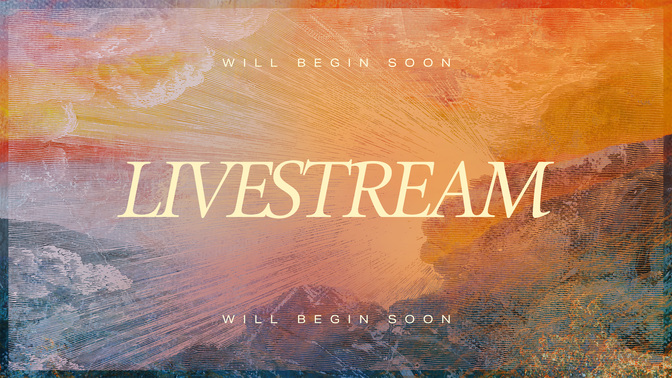 easter etching - livestream will begin soon