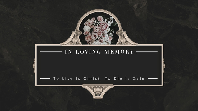 in loving memory