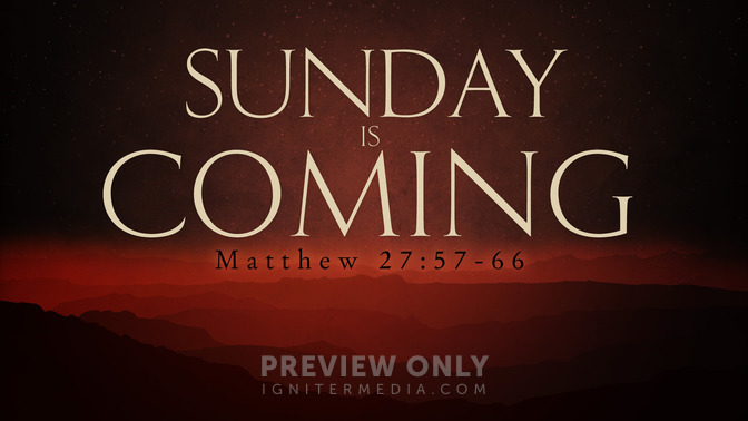 sunday is coming