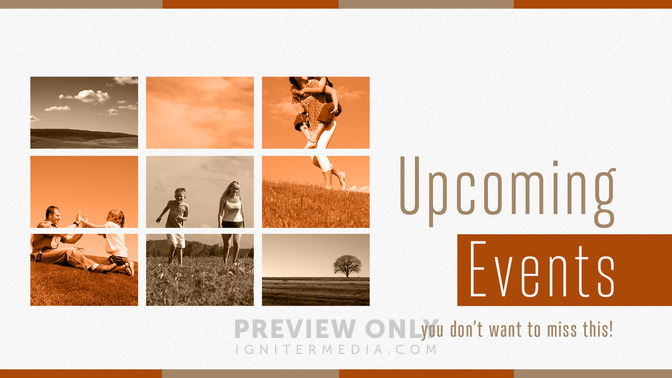 modern photo - upcoming events