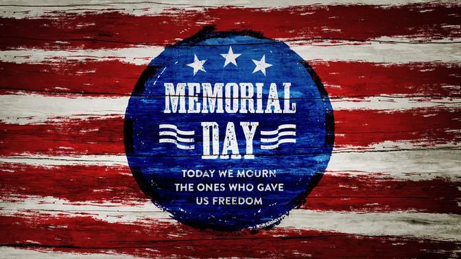 painted stripes - memorial day