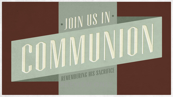 illustrated banner - join us in communion