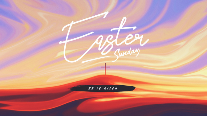 color flow - easter sunday