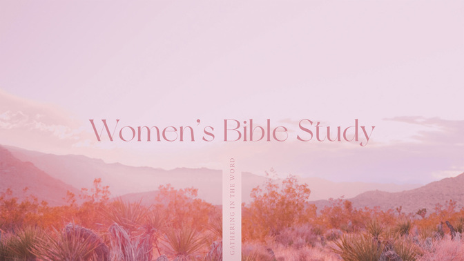 desert pink - womens bible study