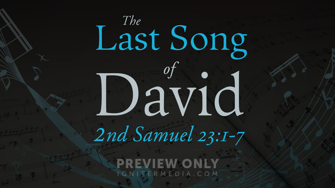 the last song of david
